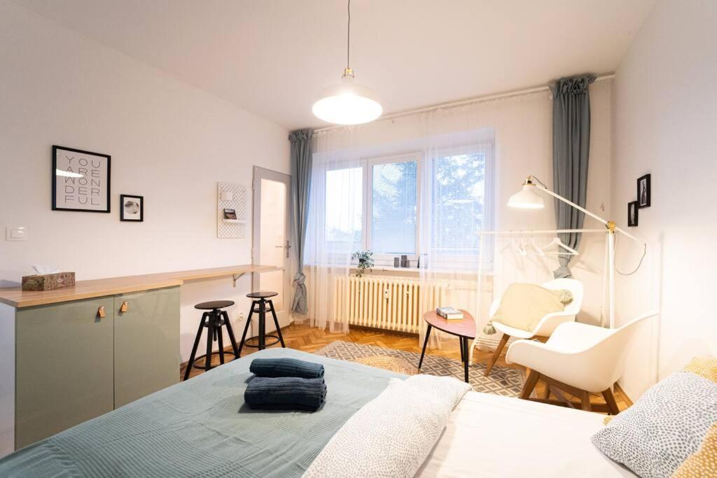 Mini Studio In Masaryk Quarter - Brnoアパートメント エクステリア 写真